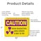 Signmission Radiation & Laser Sign, 7 in H x 10 in W, Aluminum, Rectangle OS-2PACK-CR-A-710-L-10172 - alternate 6